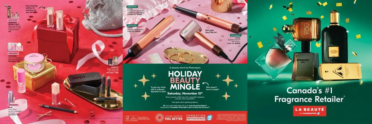 Preview of leaflet Holiday Flyer from shop Pharmaprix is valid from Oct 25, 2025