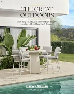 Preview of catalogue The Great Outdoors – Furniture & BBQ from shop Harvey Norman valid 11/09/2025