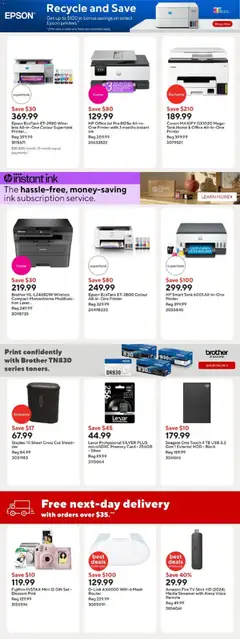 Preview of leaflet Weekly flyer / circulaire from shop Staples is valid from Oct 31, 2025 | Page: 9