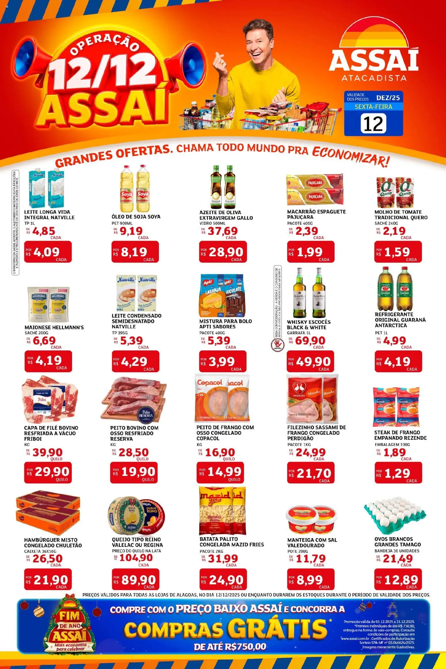 Pré-Visualização do folheto "Encarte - AL" da loja Assaí Atacadista válido a partir de 12/12/2025