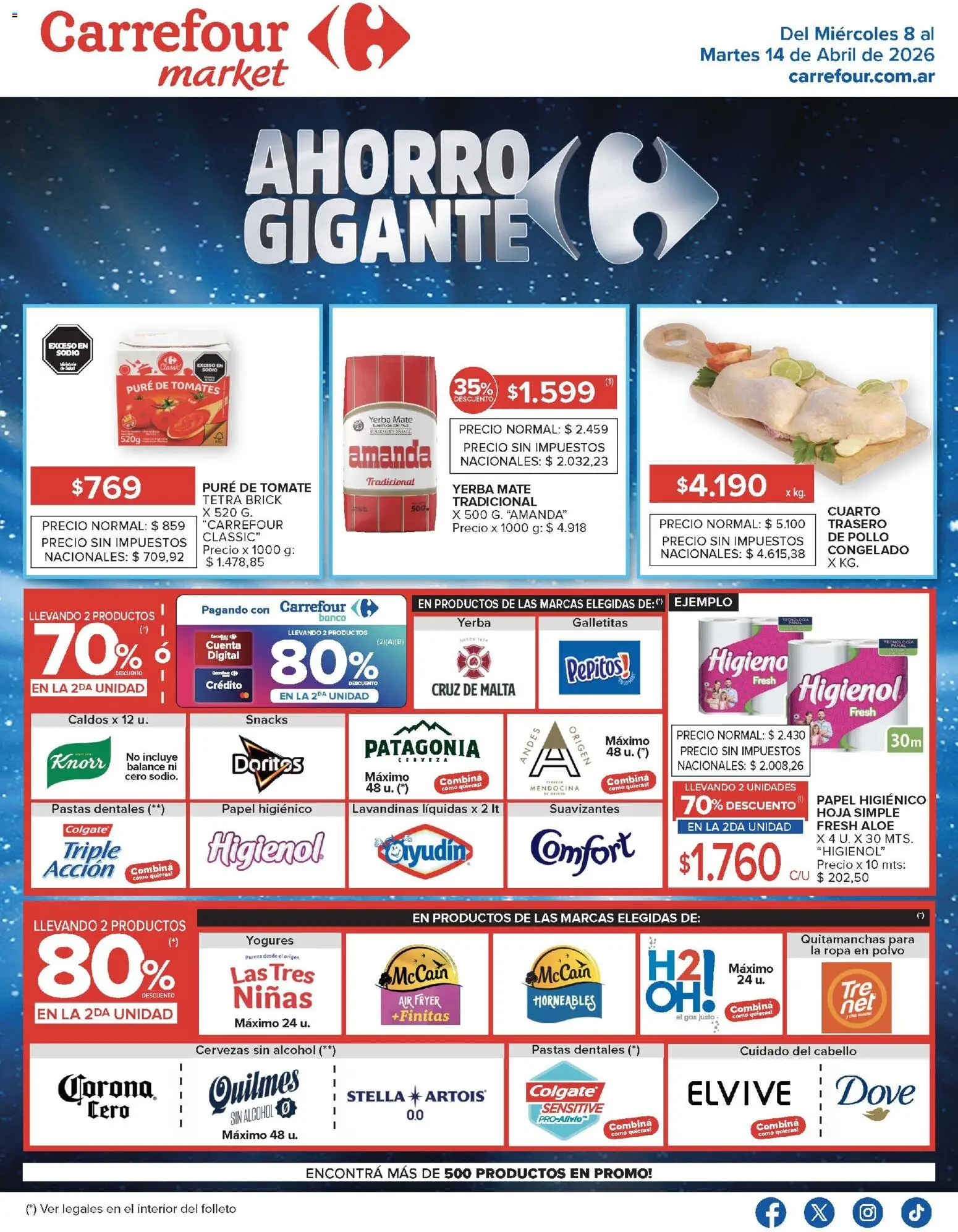 Vista previa del folleto de la tienda Carrefour Market válido desde el 08/04/2026 