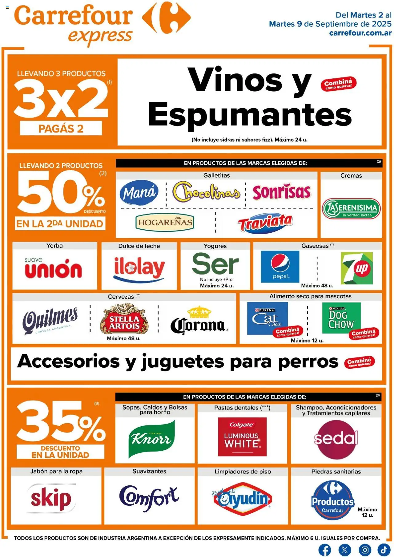 Carrefour Ofertas Express del 02/09/2025 >> Catálogo