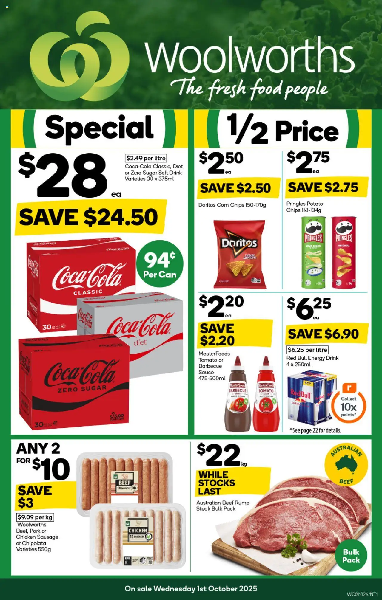 Woolworths catalogue valid from 01/10/2025 - page 1
