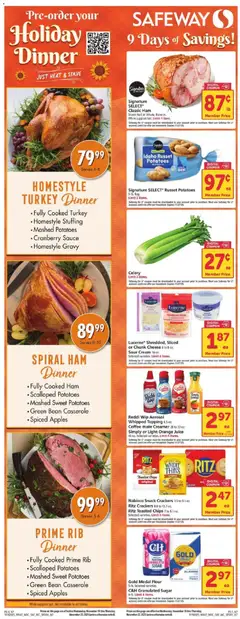 Ad Preview of Safeway Weekly Ad from 11/19/2025