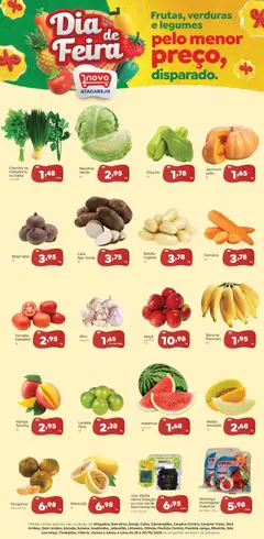 Pré-Visualização do folheto "Ofertas Dia de Feira" da loja Novo Atacarejo válido a partir de 29/10/2025