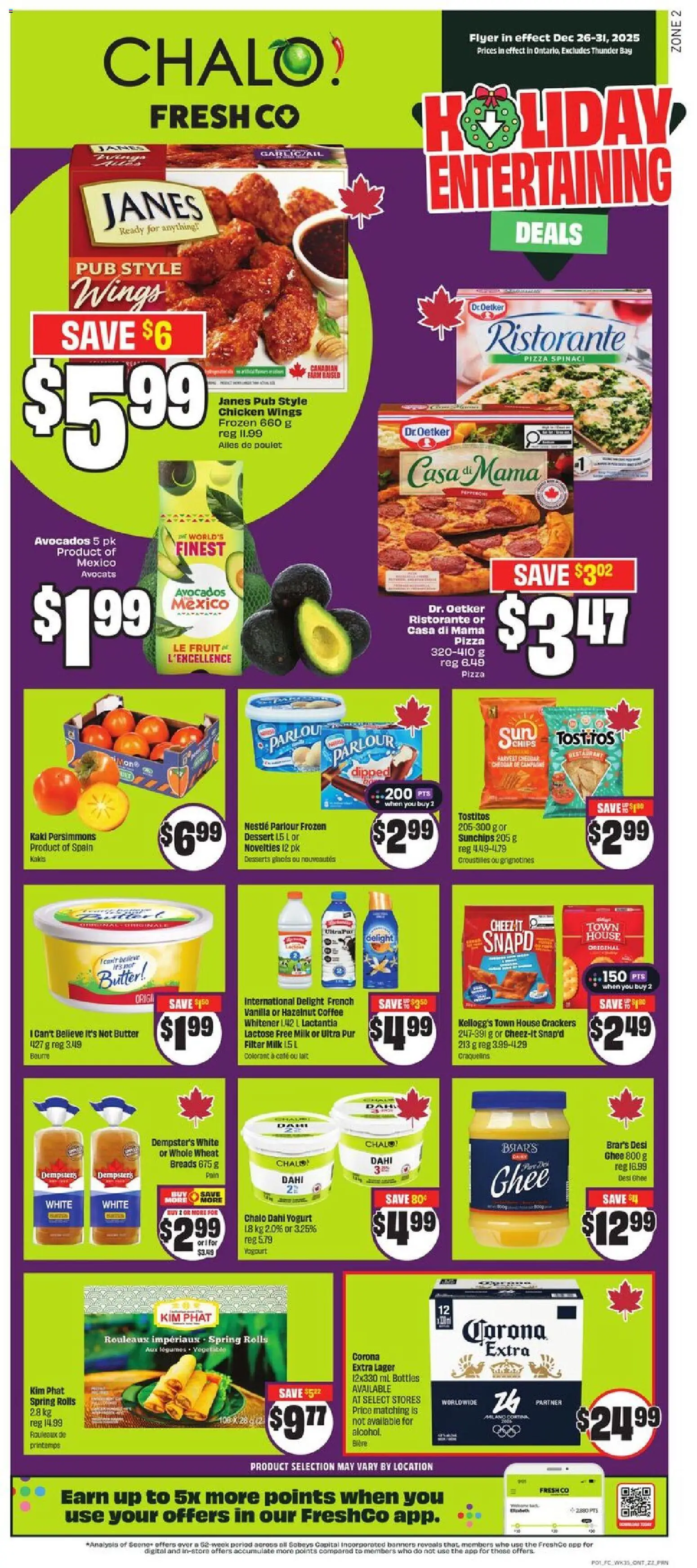 Preview of leaflet Weekly Flyer - ON from shop FreshCo is valid from Dec 26, 2025