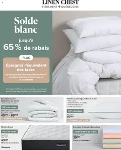 Un aperçu du dépliant Circulaire du magasin Linen Chest est valide à partir 23 juill. 2025