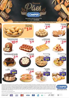 Pré-Visualização do folheto "Ofertas Especial Pães" da loja Comper válido a partir de 24/10/2025