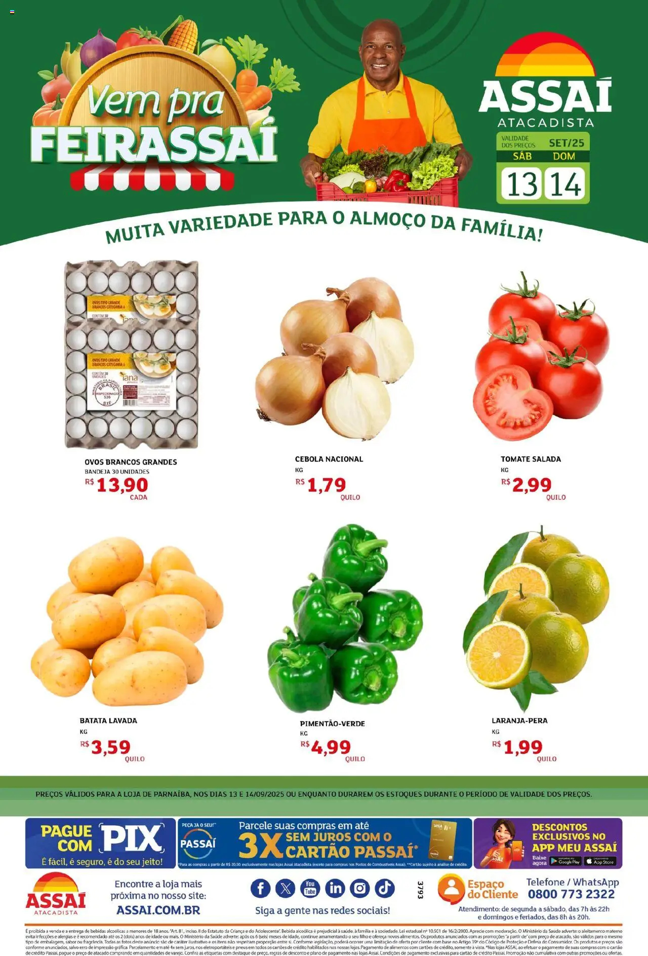 Assaí Atacadista folheto "Encarte - PI" válido a partir de 13/09/2025 - número de página 1