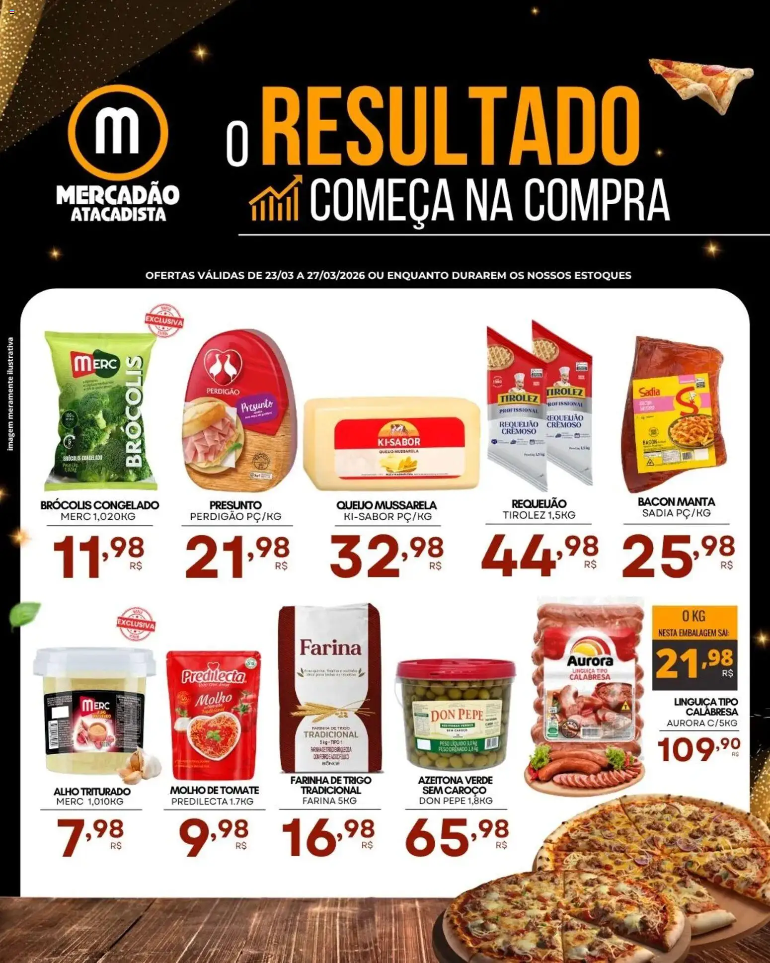 Pré-Visualização do folheto "Mercadão Atacadista - Ofertas da semana" da loja Mercadão Atacadista válido a partir de 23/03/2026
