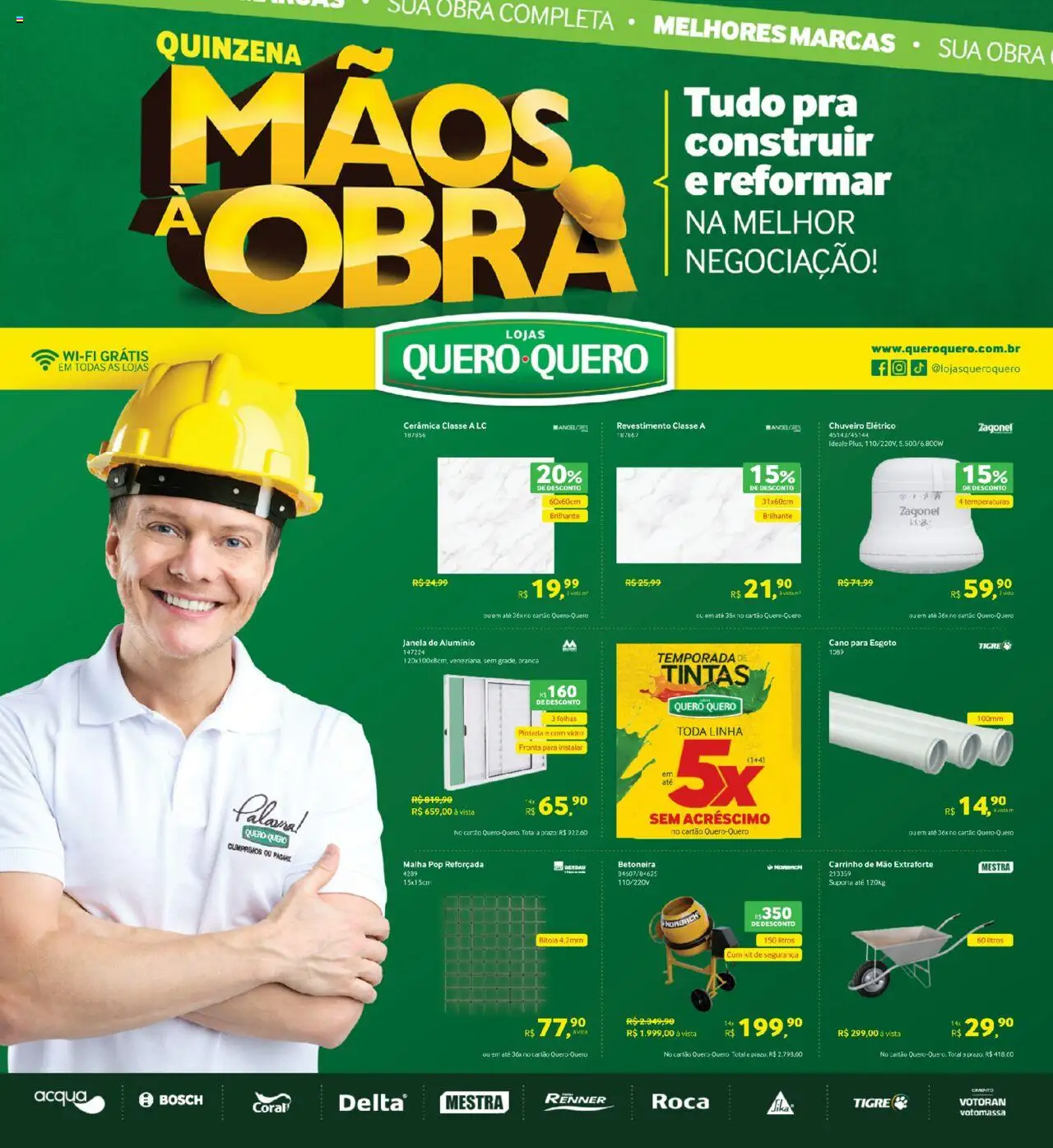 Lojas Quero-Quero folheto "Ofertas atuais" válido a partir de 14/10/2025 - número de página 1