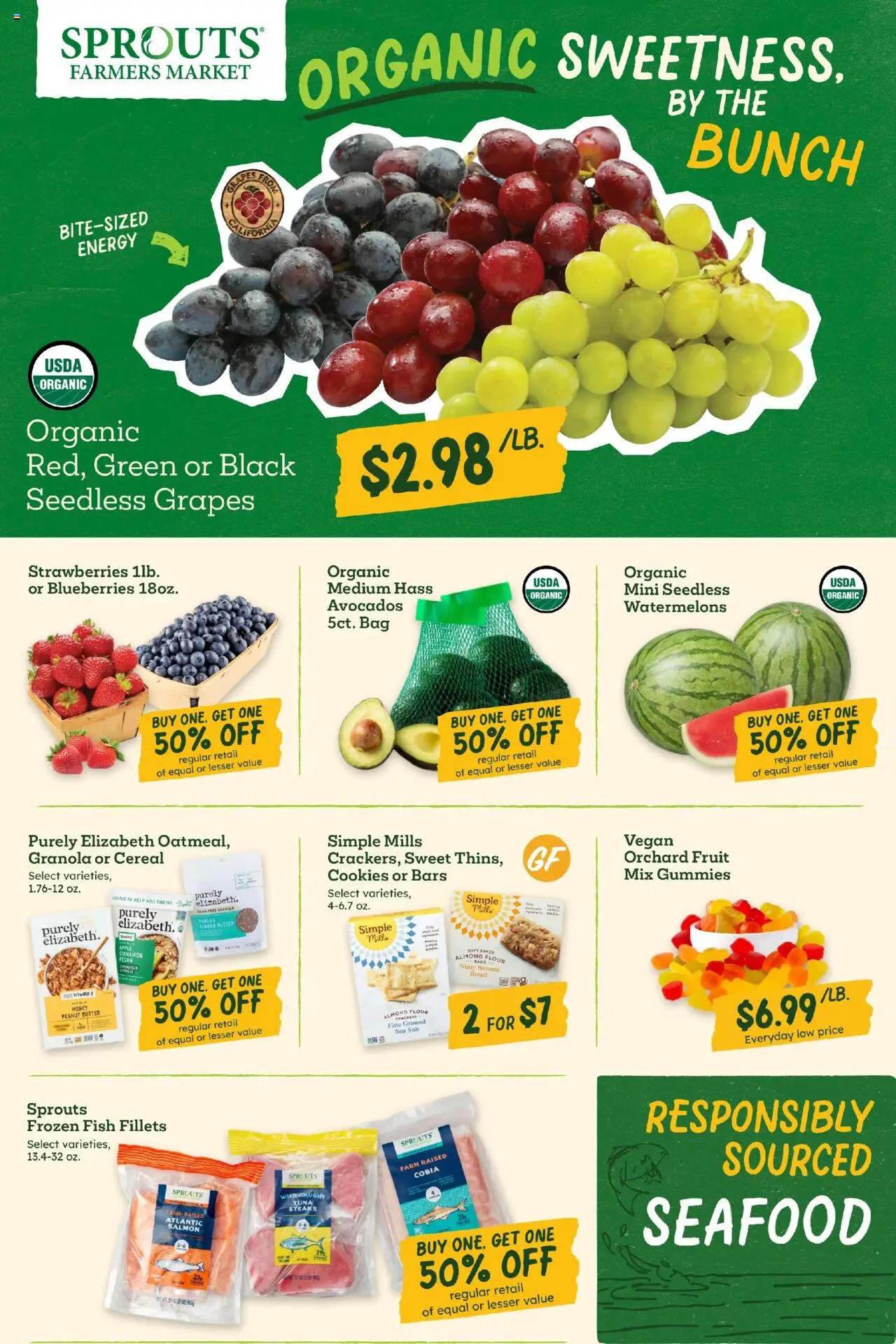 Sprouts Weekly Ad from 08/13/2025 - Flyer - Page number 1