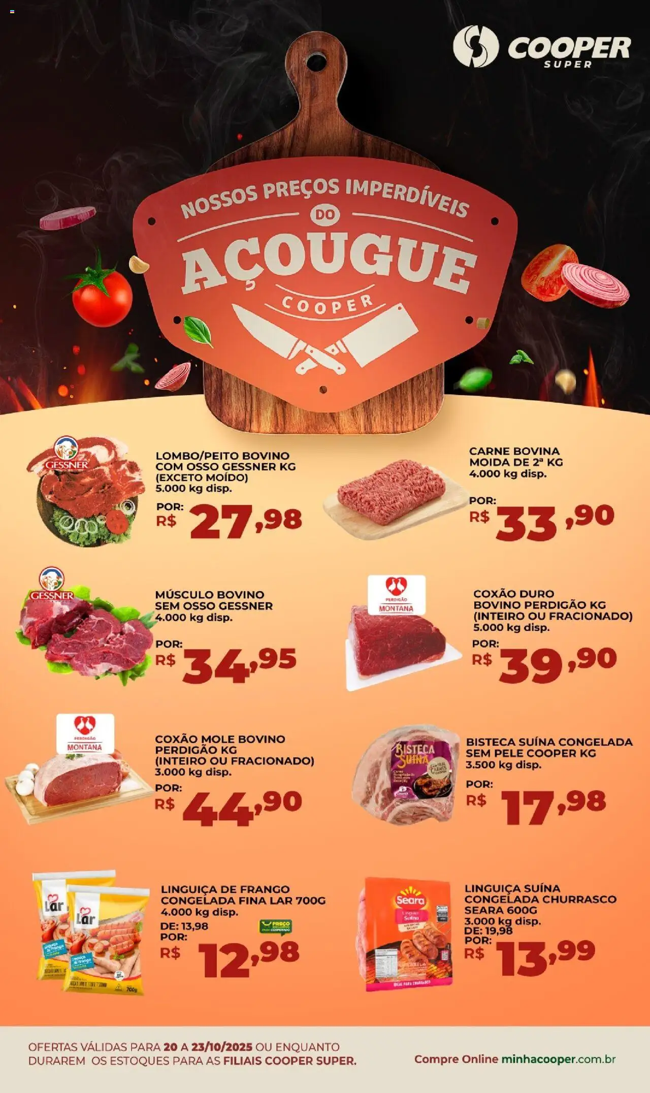 Cooper folheto "Ofertas do Açougue" válido a partir de 20/10/2025 - número de página 1