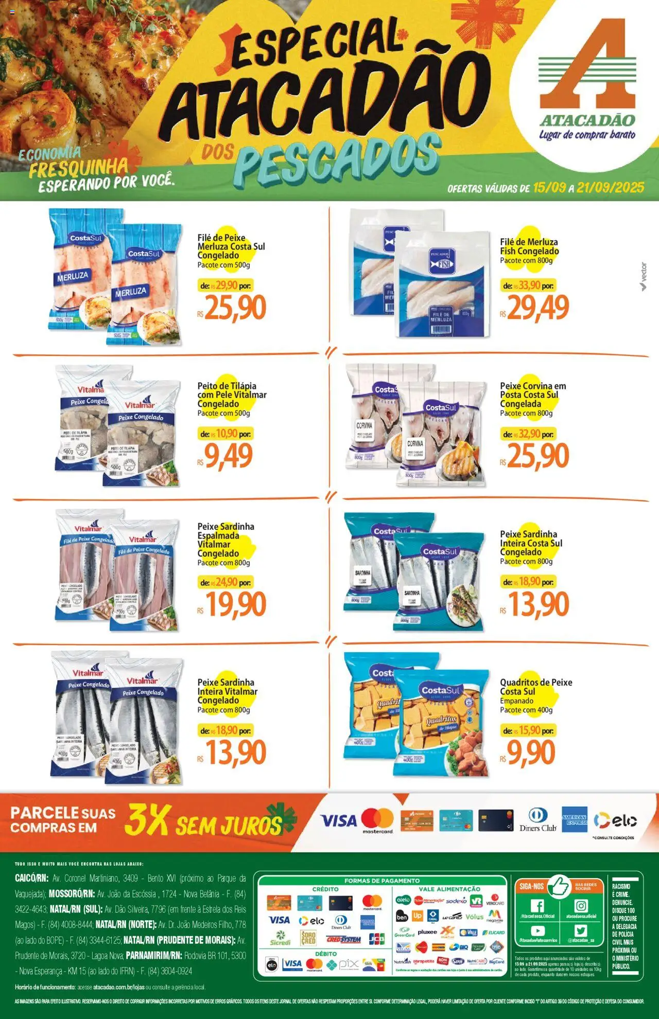 Atacadão folheto "Ofertas - RN" válido a partir de 15/09/2025 - número de página 1