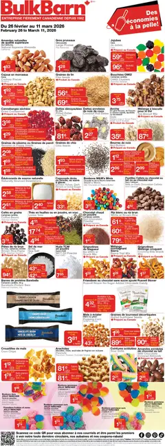 Preview of leaflet Weekly flyer / circulaire from shop Bulk Barn is valid from Feb 26, 2026
