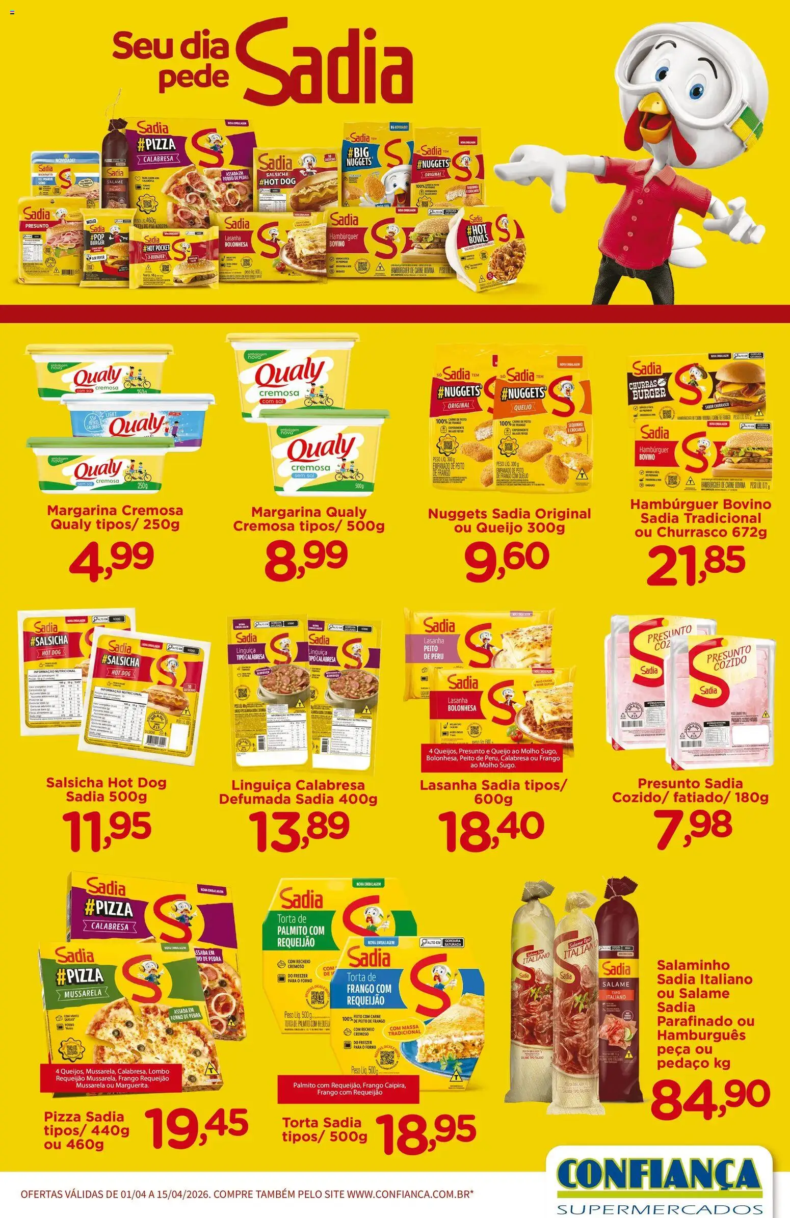 Pré-Visualização do folheto "Confiança ofertas BRF" da loja Confiança válido a partir de 01/04/2026