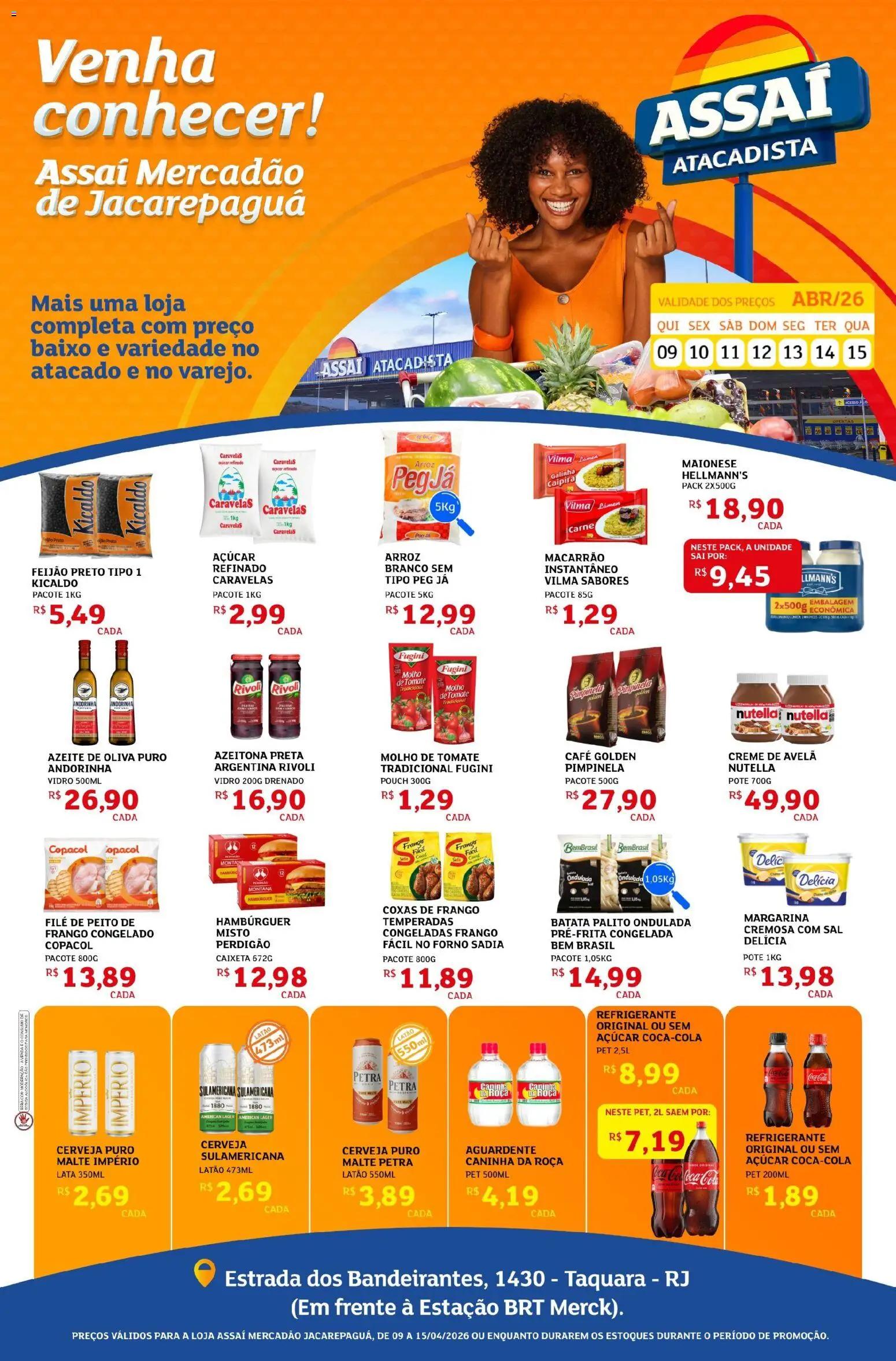 Pré-Visualização do folheto "Assaí Atacadista ofertas - RJ" da loja Assaí Atacadista válido a partir de 09/04/2026