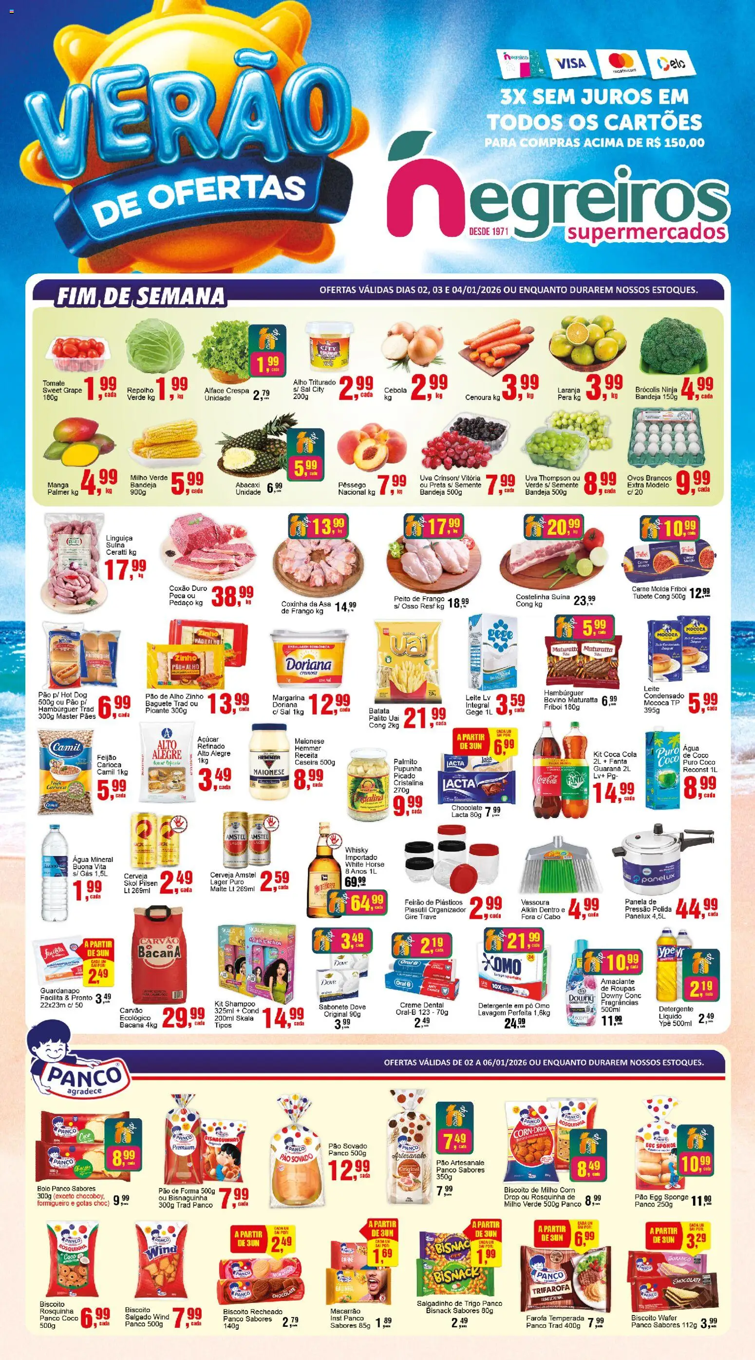 Pré-Visualização do folheto "Ofertas da semana" da loja Negreiros válido a partir de 02/01/2026