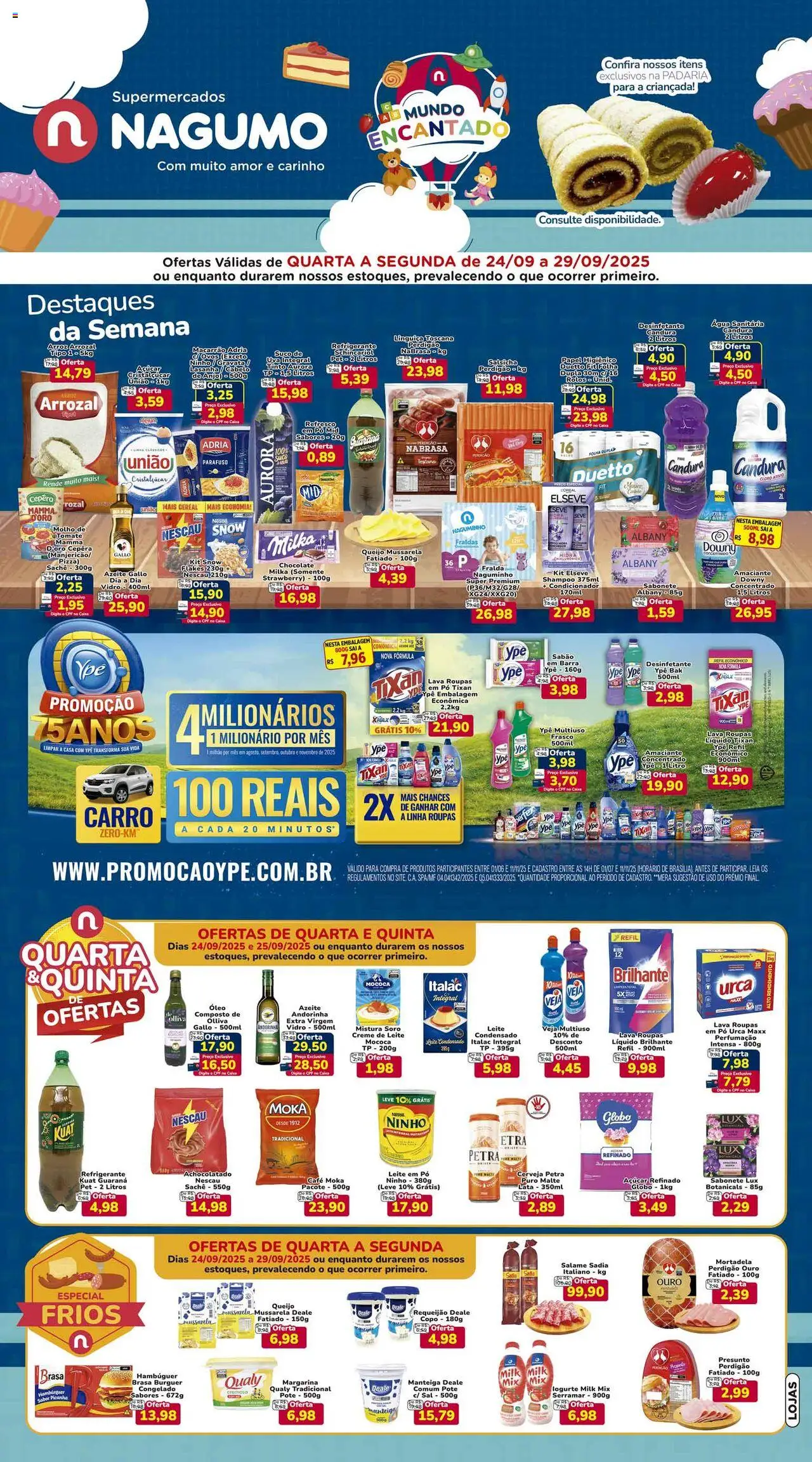 Nagumo folheto "Ofertas da semana" válido a partir de 24/09/2025 - número de página 1