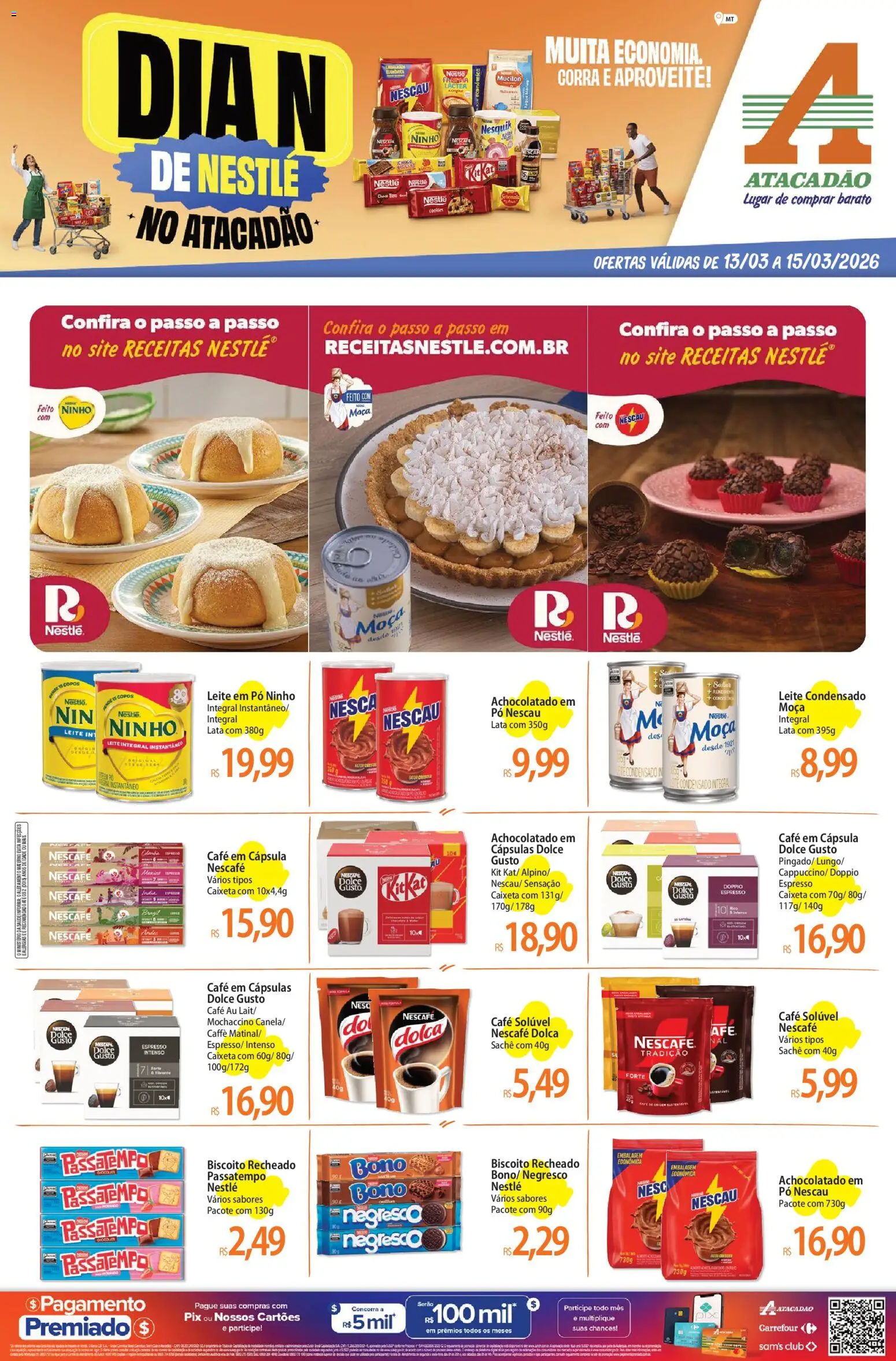 Pré-Visualização do folheto "Atacadão ofertas - MT" da loja Atacadão válido a partir de 13/03/2026