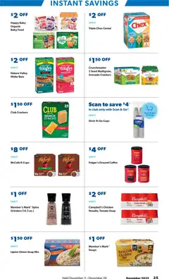 Ad Preview of Sam's Club Instant Savings Book December from 12/03/2025 | Page: 25