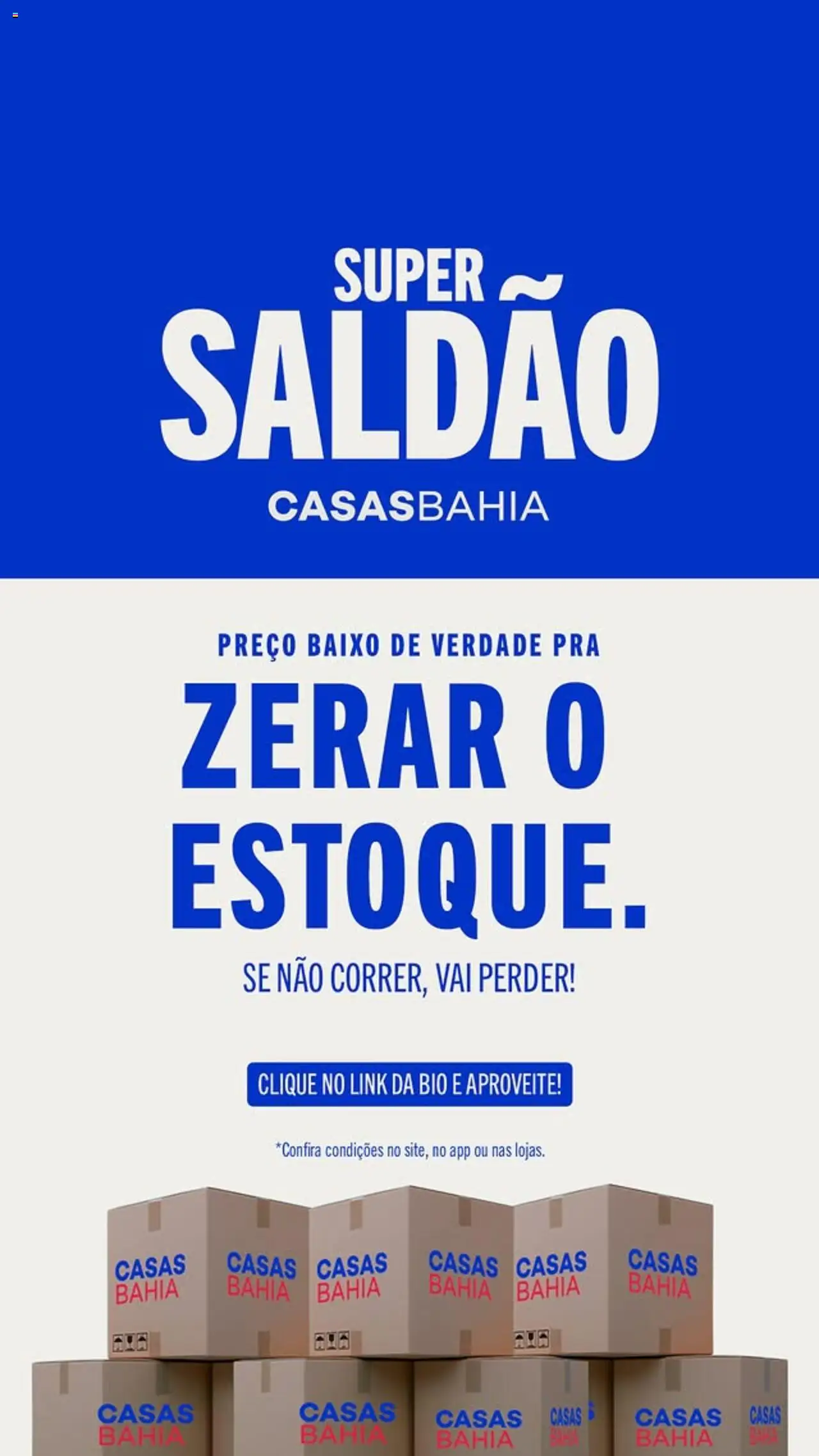 Casas Bahia folheto "Promoções" válido a partir de 11/07/2025 - número de página 1