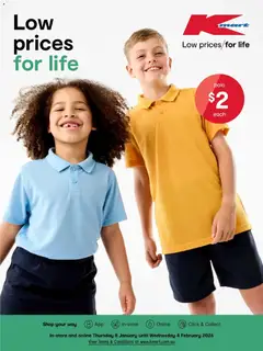 Preview of catalogue Catalogue from shop Kmart valid 08/01/2026