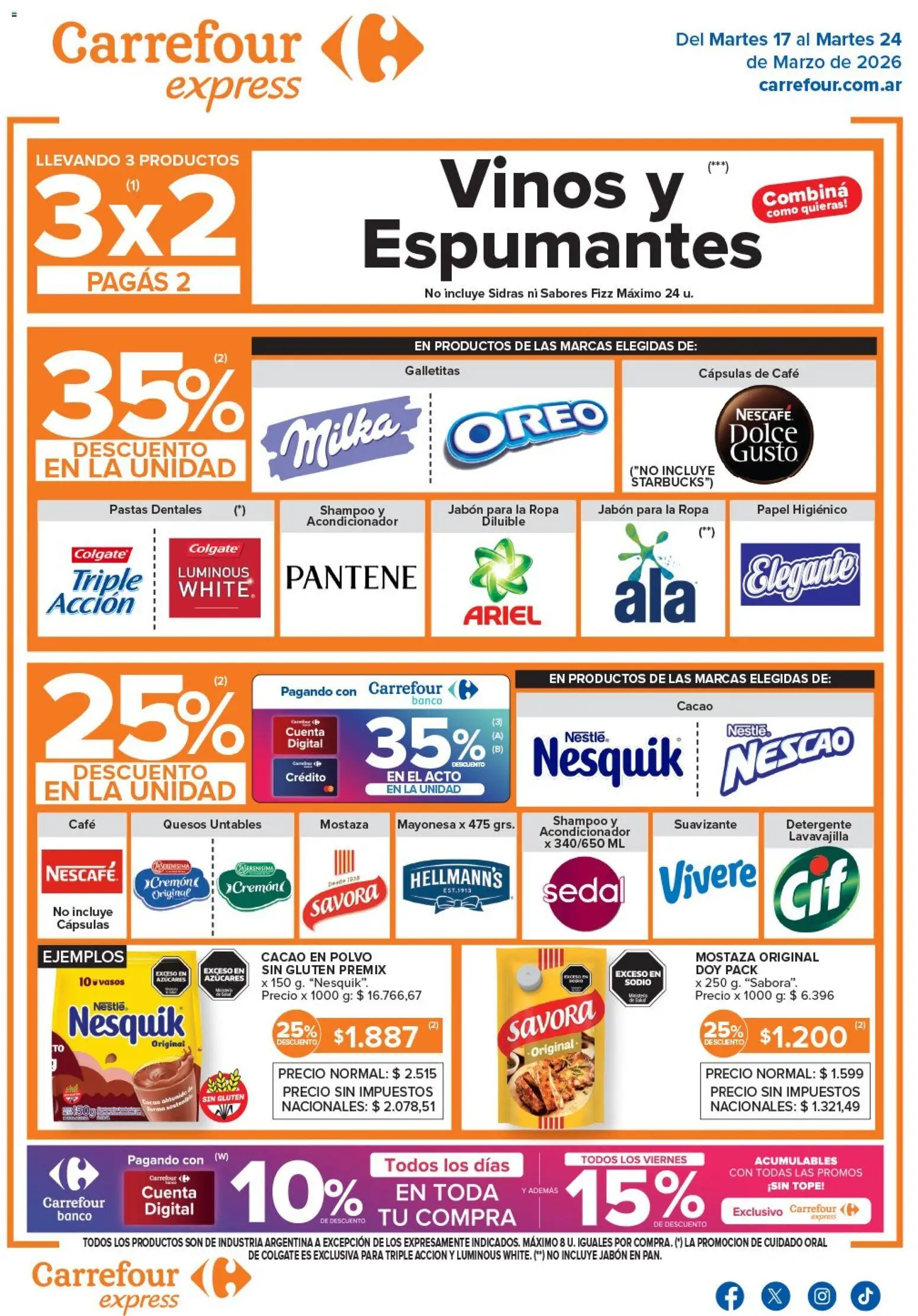 Vista previa del folleto de la tienda Carrefour válido desde el 17/03/2026 