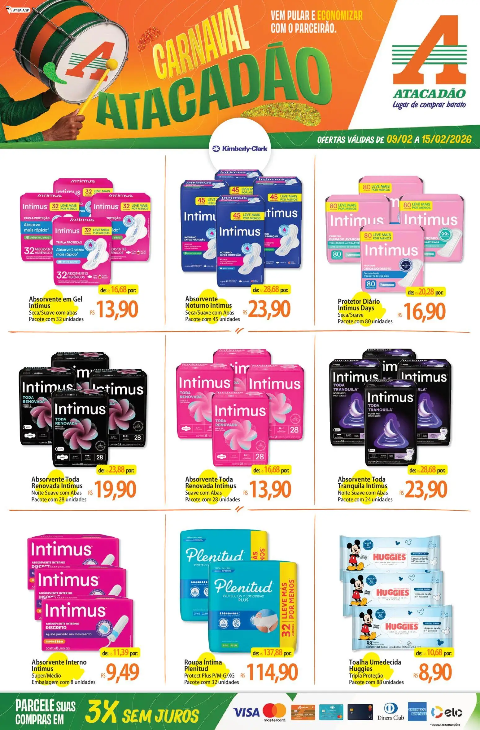 Pré-Visualização do folheto "Ofertas - SP" da loja Atacadão válido a partir de 09/02/2026