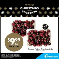 Preview of catalogue Catalogue from shop FreshChoice valid 15 Dec 2025