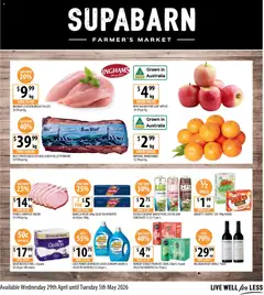 Preview of catalogue Supabarn catalogue from shop Supabarn valid 29/04/2026