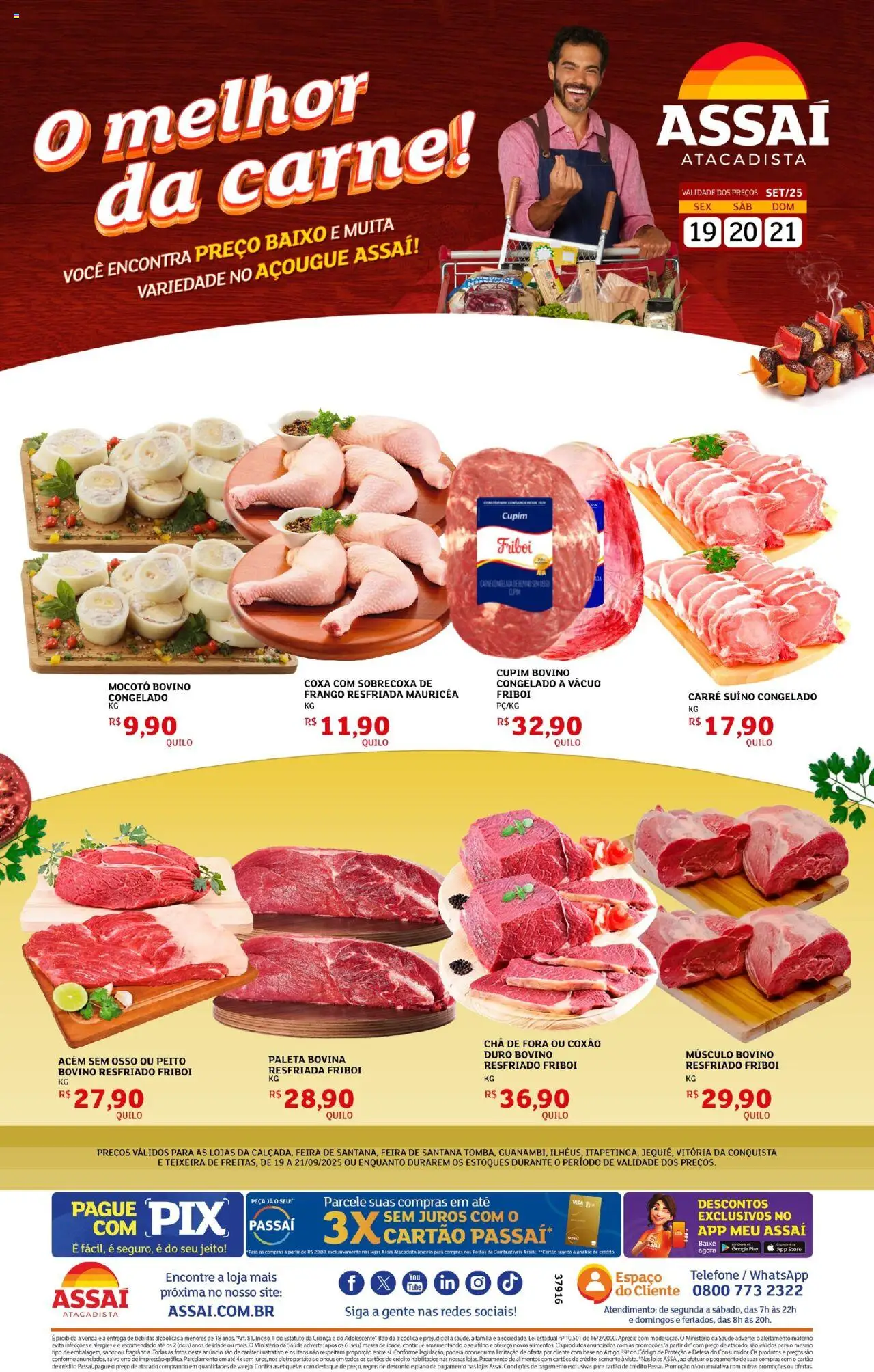 Assaí Atacadista folheto "Encarte - BA" válido a partir de 19/09/2025 - número de página 1