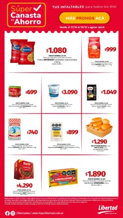 Vista previa del folleto de la tienda Hipermercado Libertad válido desde el 17/10/2025 