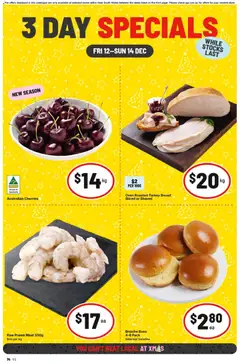 Preview of catalogue 3 Day Specials NSW from shop IGA valid 12/12/2025