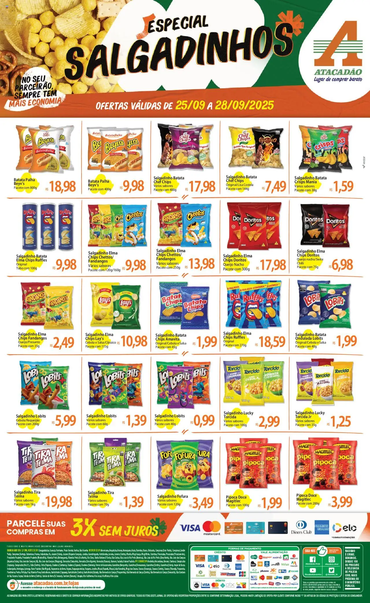 Atacadão folheto "Ofertas - SP" válido a partir de 25/09/2025 - número de página 1