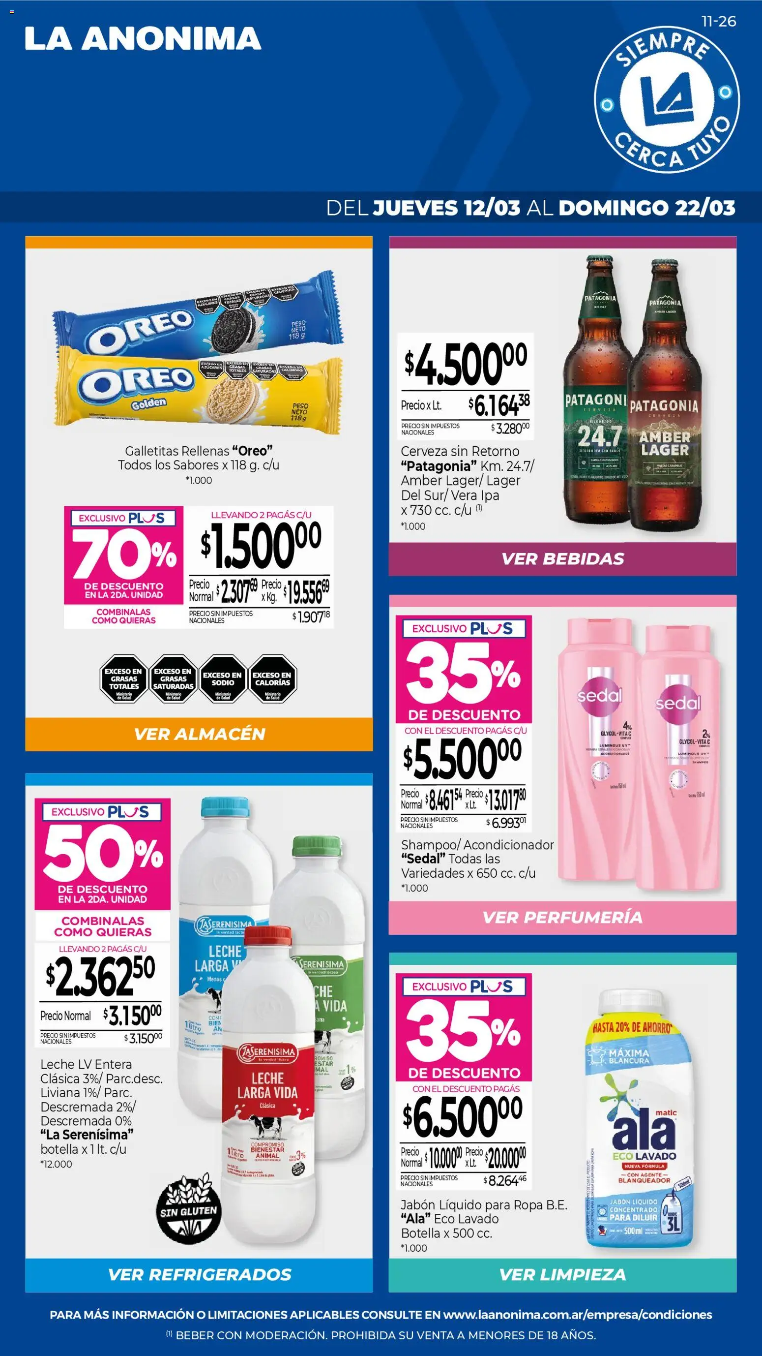 Vista previa del folleto de la tienda La Anonima válido desde el 13/03/2026 