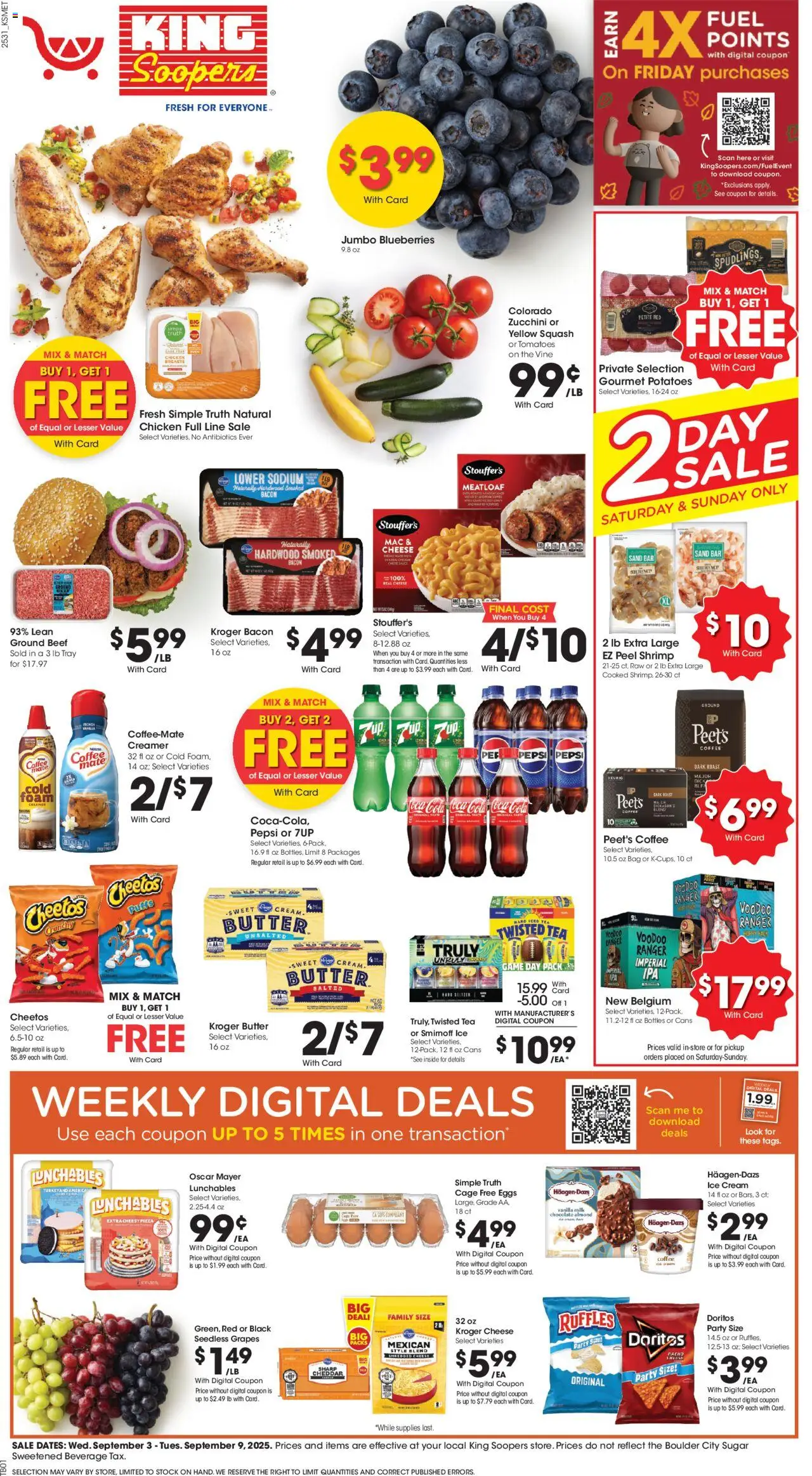 King Soopers Weekly Ad from 09/03/2025 - Flyer - Page number 1