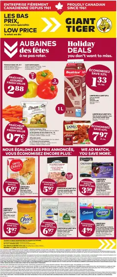 Preview of leaflet Circulaire from shop Giant Tiger is valid from Nov 05, 2025