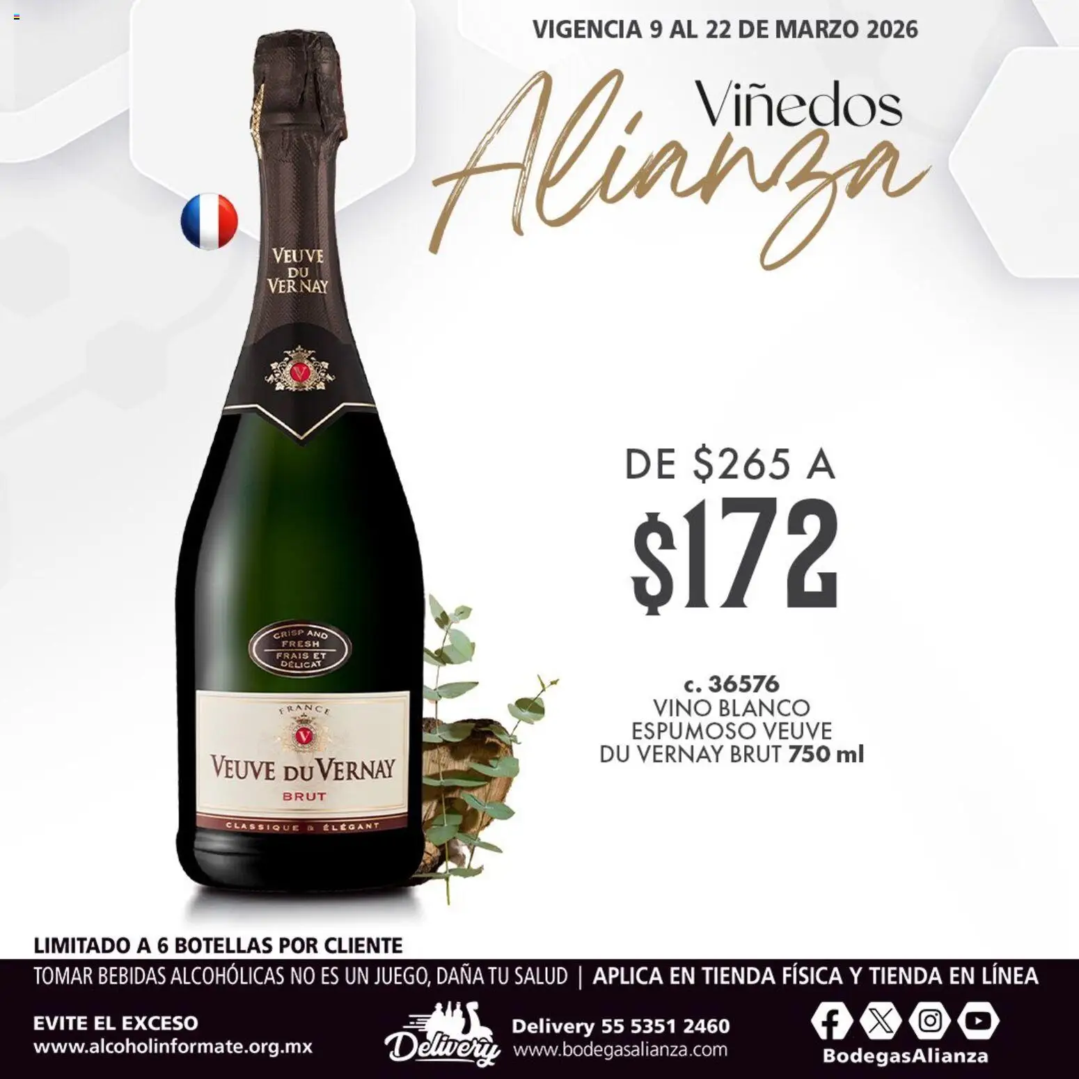 Vista previa las ofertas de la tienda Bodegas Alianza - Bodegas Alianza catálogo Viñedos Alianza desde el 09/03/2026 