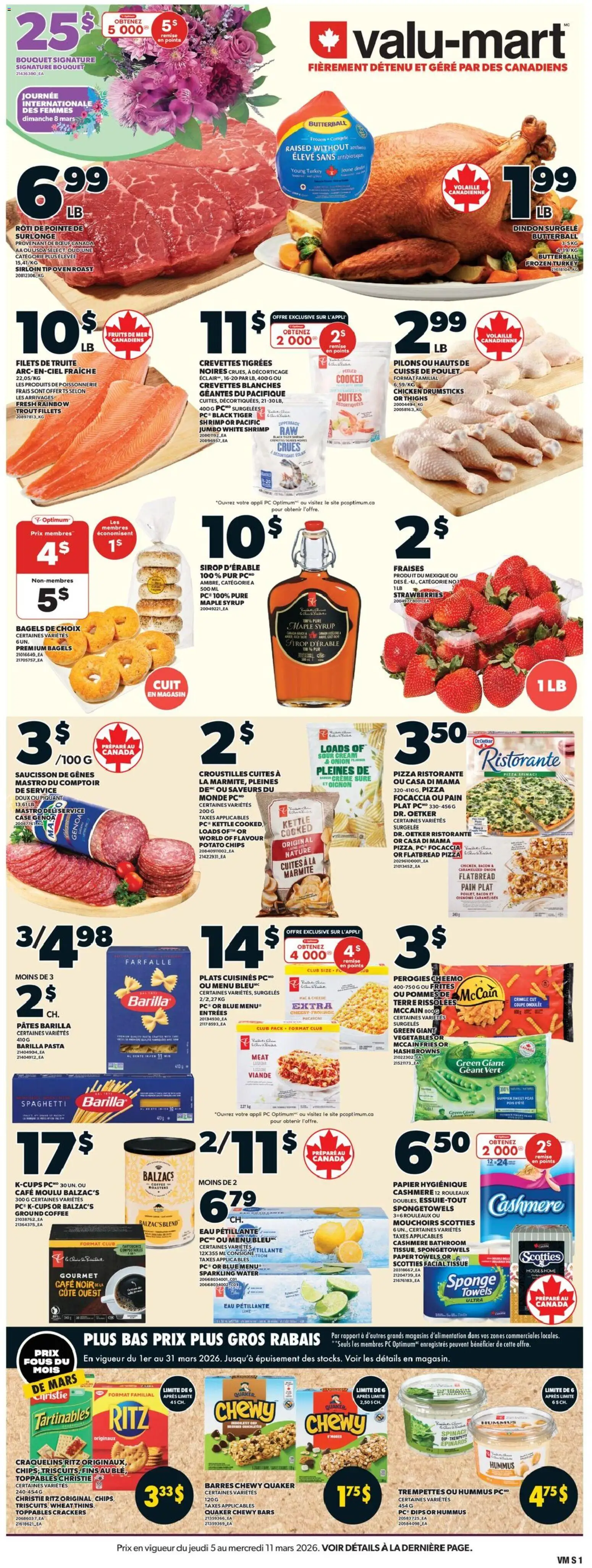 Preview of leaflet Valu Mart circulaire from shop Valu Mart is valid from Mar 05, 2026