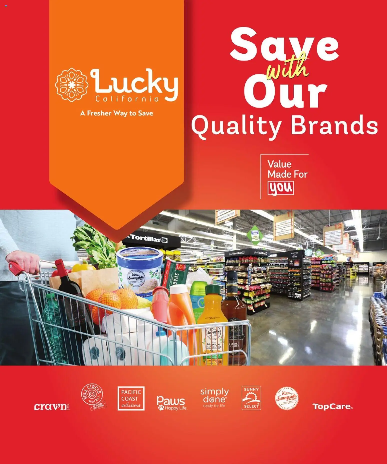 Ad Preview of Lucky Supermarkets More Deals Across the Store from 02/25/2026 - Coffee, Juice, Tortillas