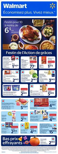 Preview of leaflet Circulaire from shop Walmart is valid from Oct 02, 2025