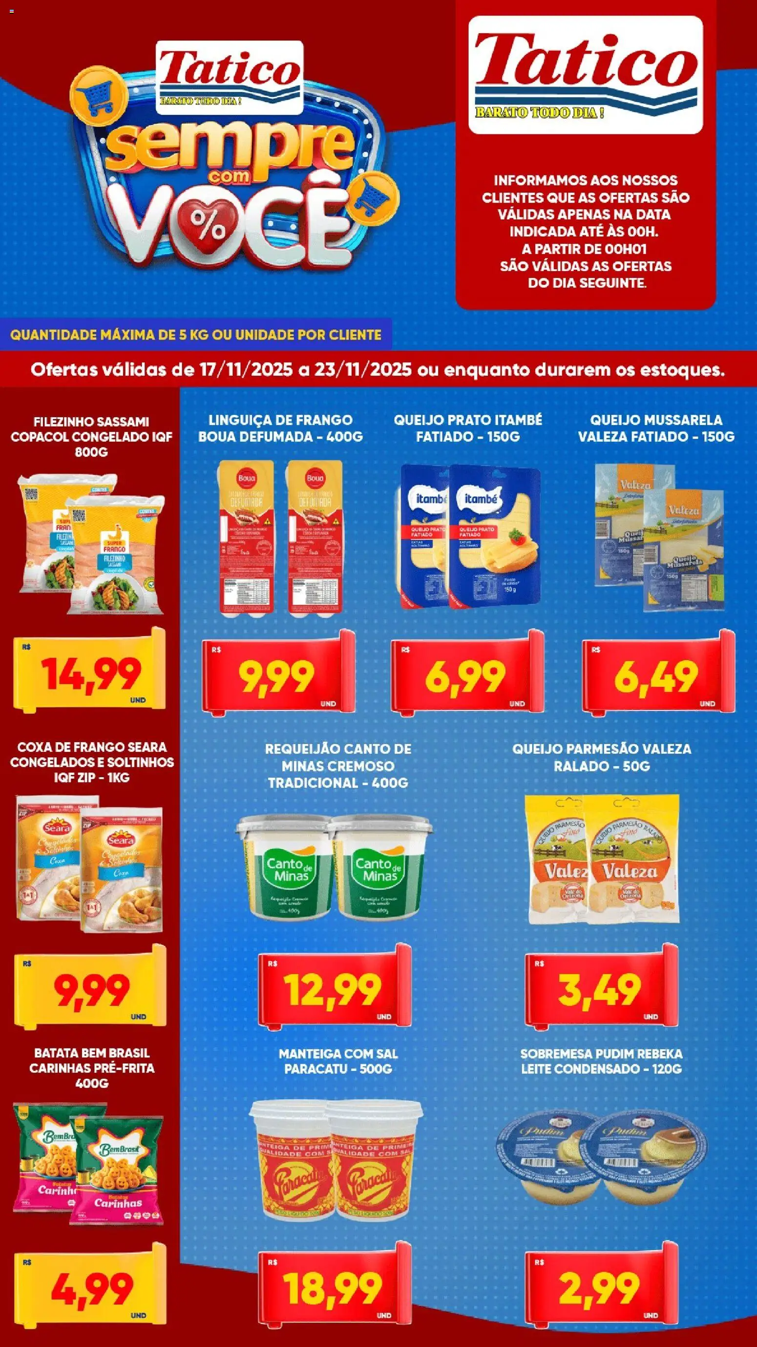 Pré-Visualização do folheto "Ofertas da semana" da loja Tatico válido a partir de 17/11/2025