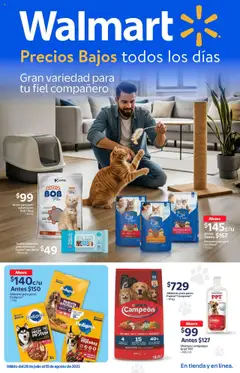 Vista previa las ofertas de la tienda Walmart - Catálogo Mascotas desde el 28/07/2025 