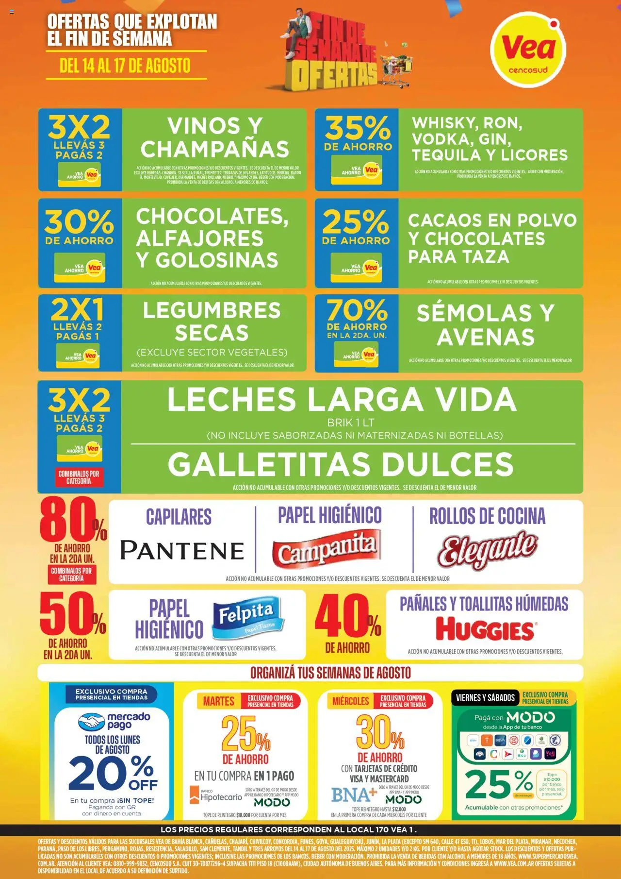 Vea Oferta fin de semana del 14/08/2025 >> Catálogo