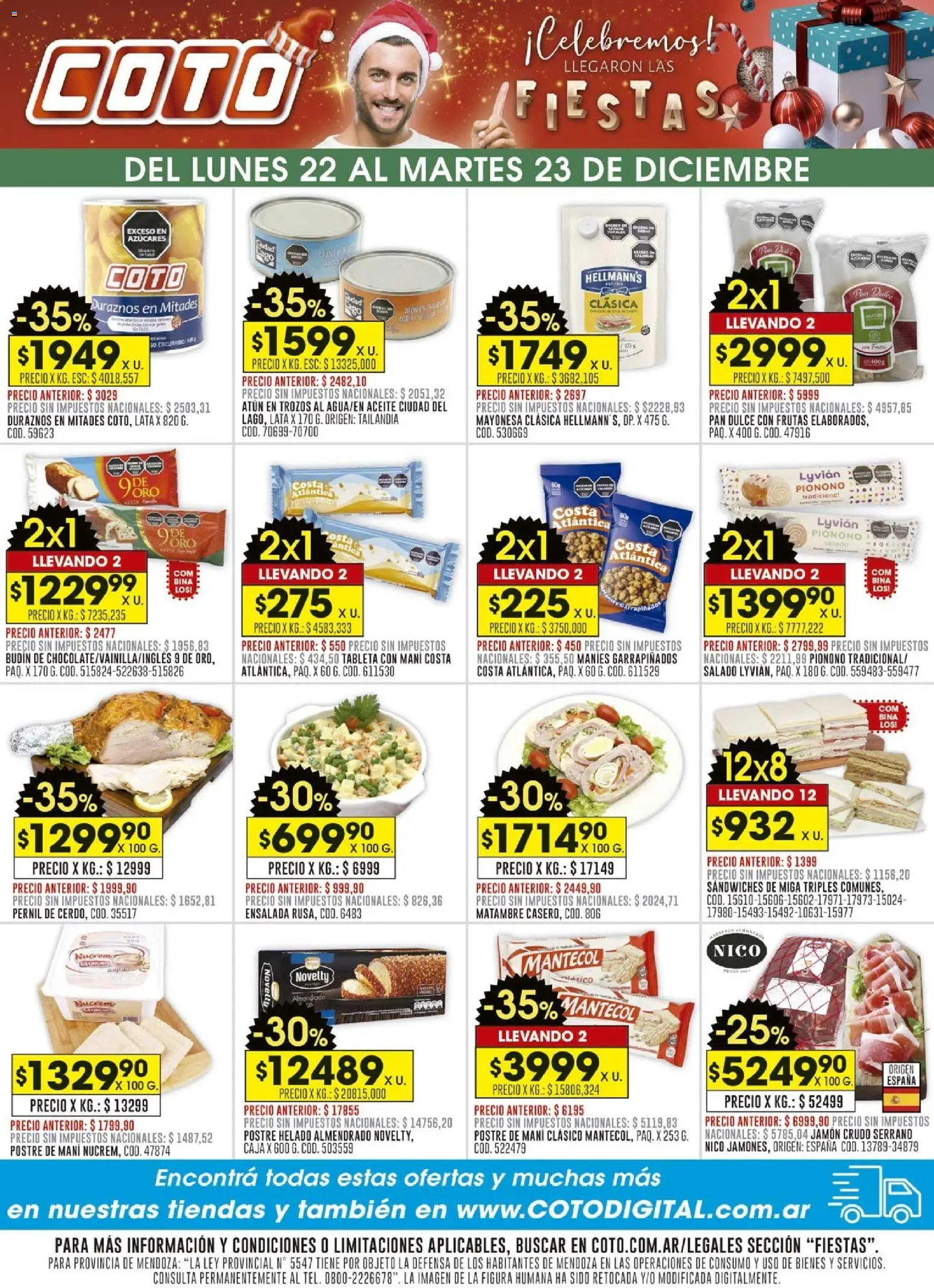 Vista previa del folleto de la tienda Coto válido desde el 22/12/2025 