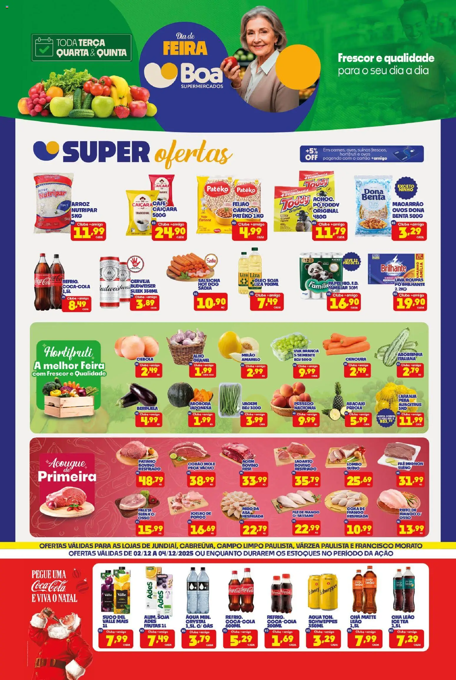Pré-Visualização do folheto "Ofertas da semana" da loja Boa Supermercados válido a partir de 02/12/2025