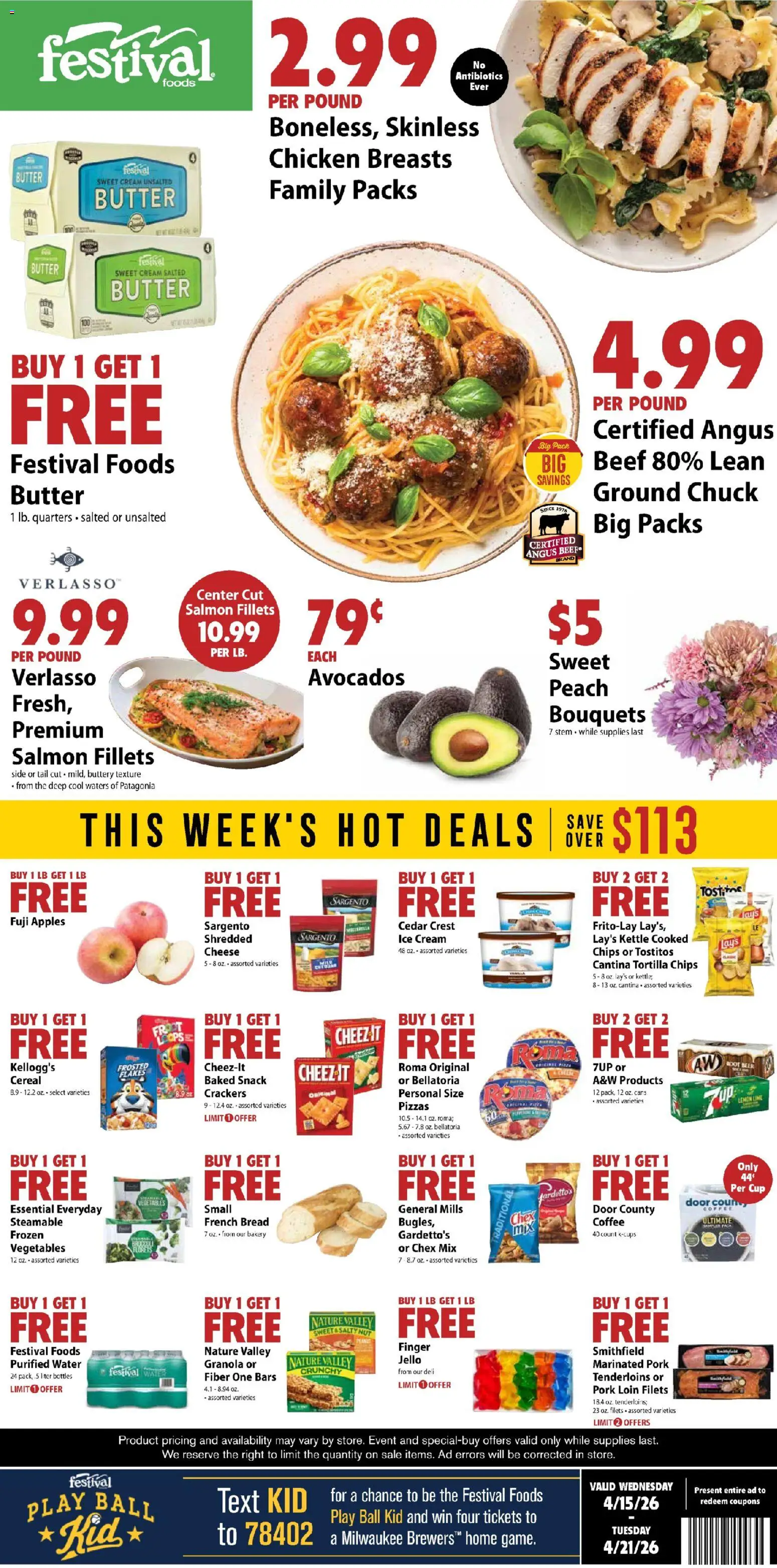 Ad Preview of Festival Foods Festival Foods Weekly Ad from 04/15/2026