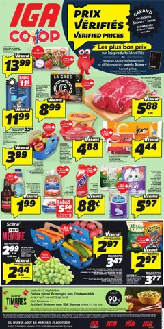 Un aperçu du dépliant New Brunswick du magasin IGA est valide à partir 21 août 2025