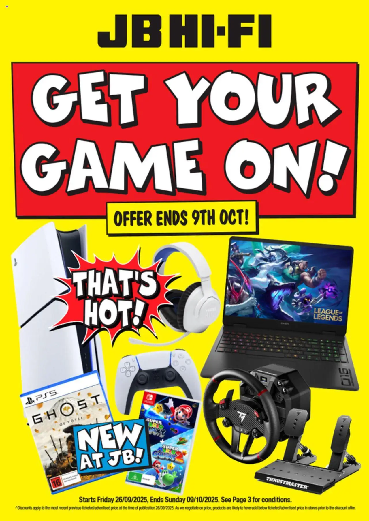 Catalogue JB Hi-Fi catalogue valid from 26 Sept 2025 - page 1